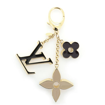 Louis Vuitton Fleur de Monogram Bag Charm Metal
