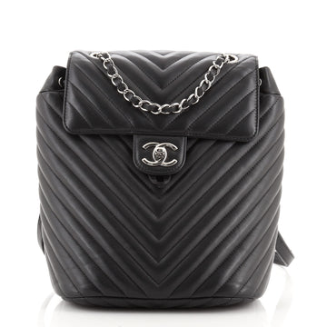 Chanel Urban Spirit Backpack Chevron Calfskin Small