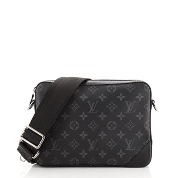 Louis Vuitton Trio Messenger  Bag Monogram Eclipse and Reverse Monogram Eclipse