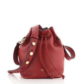Fendi Mon Tresor Bucket Bag Leather Small