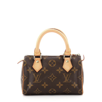 Louis Vuitton Speedy Mini HL Handbag Monogram Canvas