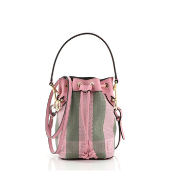 Fendi Mon Tresor Bucket Bag Printed Canvas Mini