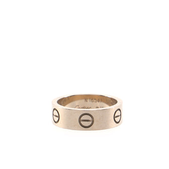 Cartier Love Band Ring 18K White Gold