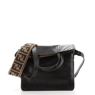 Fendi Flip Tote Leather with Suede Small