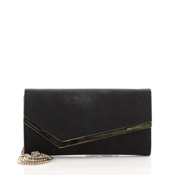 Jimmy Choo Emmie Clutch Glitter Leather