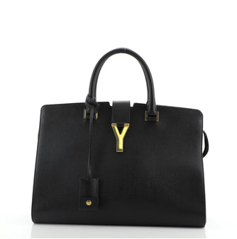 Saint Laurent Classic Y Cabas Textured Leather Medium