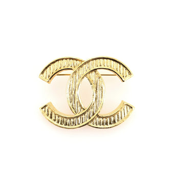 Chanel CC Brooch Metal