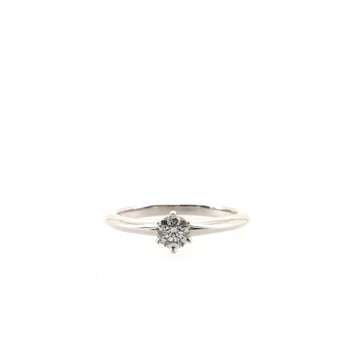 Tiffany & Co. Solitaire Ring Platinum with RBC Diamond I/IF 0.33 CT