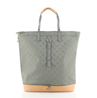 Louis Vuitton Zipped Tote Limited Edition Titanium Monogram Canvas