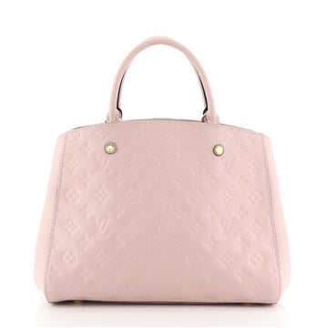 Louis Vuitton Montaigne Handbag Monogram Empreinte Leather MM