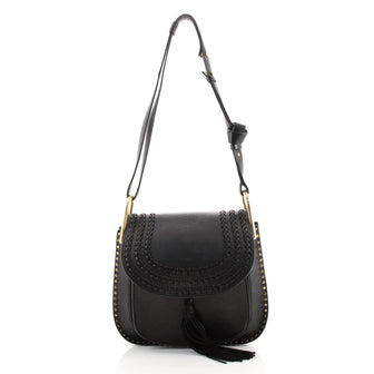 Chloe Hudson Handbag Whipstitch Leather Medium