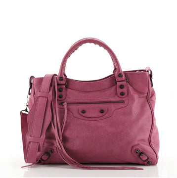 Balenciaga Velo Classic Studs Bag Leather Medium