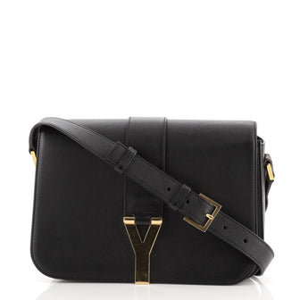 Saint Laurent Chyc Flap Bag Leather Medium