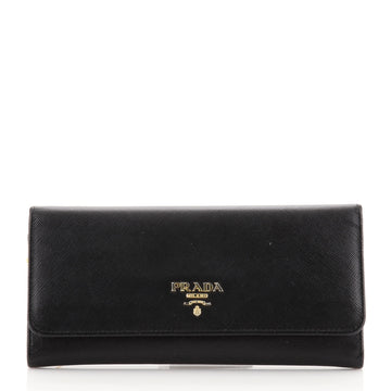 Prada Flap Wallet Saffiano Leather Long