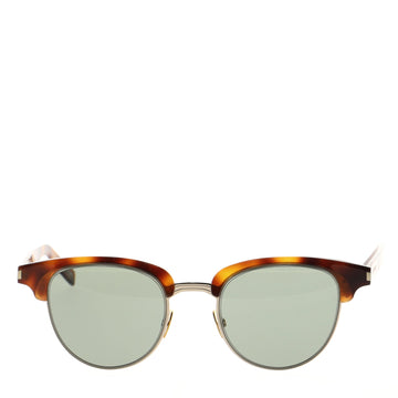 Saint Laurent Slim Wayfarer Sunglasses Tortoise Acetate