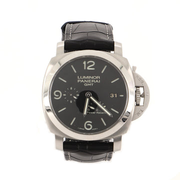 Panerai Luminor 1950 3 Days GMT Power Reserve Automatic Watch Stainless Steel and Rubber 44