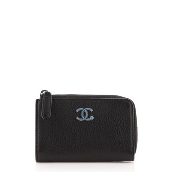 Chanel Camellia Coin Purse Goatskin