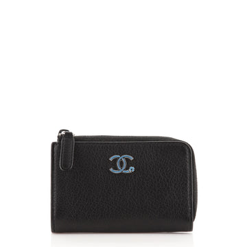 Chanel Camellia Coin Purse Goatskin