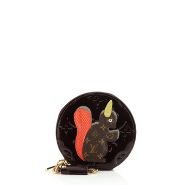 Louis Vuitton Boite Chapeau Coin Purse Monogram Vernis Animania Micro