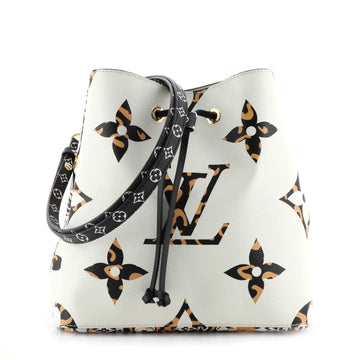 Louis Vuitton NeoNoe Handbag Limited Edition Jungle Monogram Giant