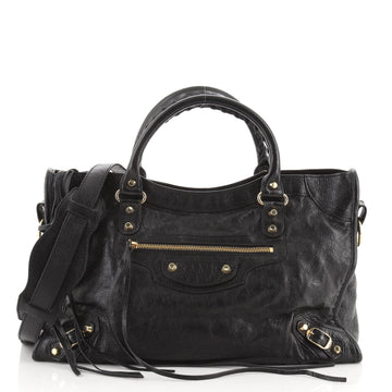 Balenciaga City Classic Studs Bag Leather Medium