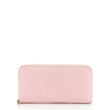 Loewe Zip Around Wallet Anagram Embossed Leather Long
