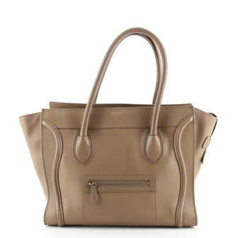 Celine Shoulder Luggage Bag Leather