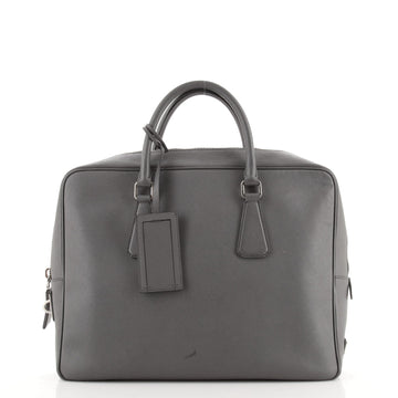 Prada Zip Around Briefcase Saffiano Leather Large
