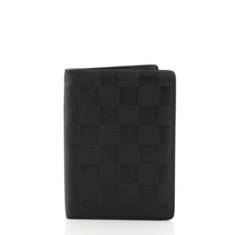 Louis Vuitton Black Damier Infini Leather Slender Wallet Louis Vuitton