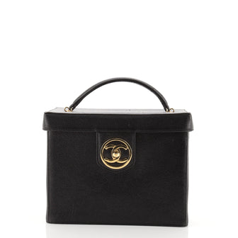 Chanel Vintage Vanity Case Caviar Small