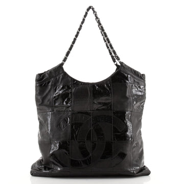 Chanel Brooklyn Tote Leather Patchwork Medium