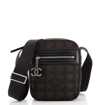 Chanel Travel Line Crossbody Bag Nylon Mini