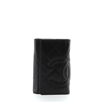 Chanel Cambon 6 Key Holder Quilted Leather