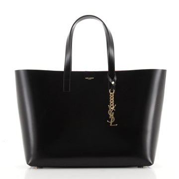 Saint Laurent Classic Monogram Charm Shopper Tote Leather Medium