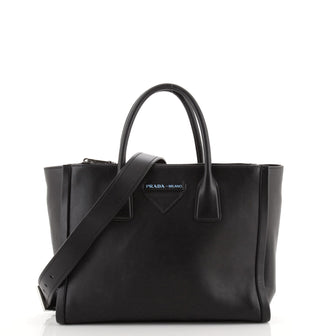 Prada Concept Double Zip Tote Calfskin Medium
