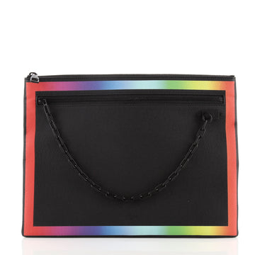 Louis Vuitton Pochette A4 Rainbow Taiga Leather