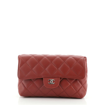 Chanel Flap Cosmetic Case Quilted Lambskin Small