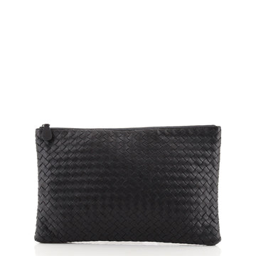 Bottega Veneta Zip Pouch Intrecciato Nappa XL