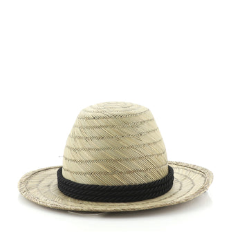 Gucci Passementerie-Trim Bucket Hat Straw