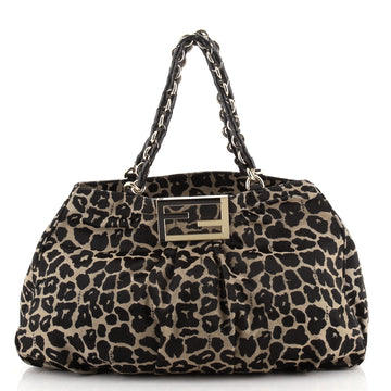 Fendi Mia Tote Printed Fabric Large