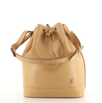 Louis Vuitton Noe Handbag Vachetta Leather Large