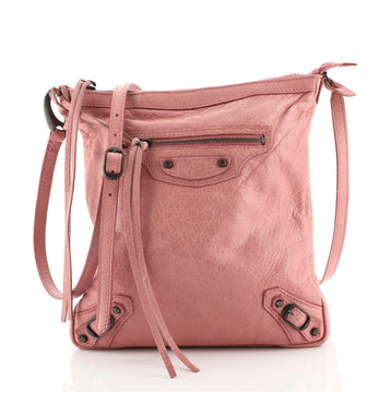 Balenciaga Flat Crossbody Classic Studs Leather