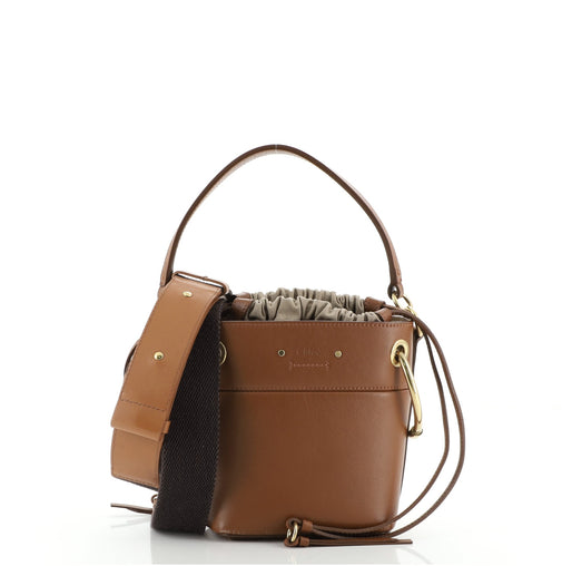 Chloe Roy Bucket Bag Leather Mini 73779