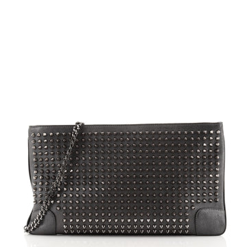 Christian Louboutin Loubiposh Clutch Spiked Leather