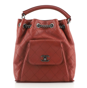Chanel Urban Luxury Backpack Quilted Calfskin Medium
