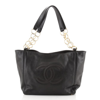 Chanel Vintage Timeless Open Chain Tote Caviar Small