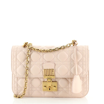 Christian Dior Dioraddict Flap Bag Cannage Quilt Lambskin Medium