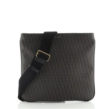 Saint Laurent Flat Messenger Bag Monogram Canvas Small