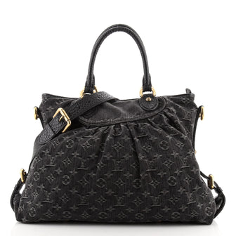 Louis Vuitton Neo Cabby Handbag Denim MM