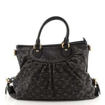 Louis Vuitton Neo Cabby Handbag Denim MM